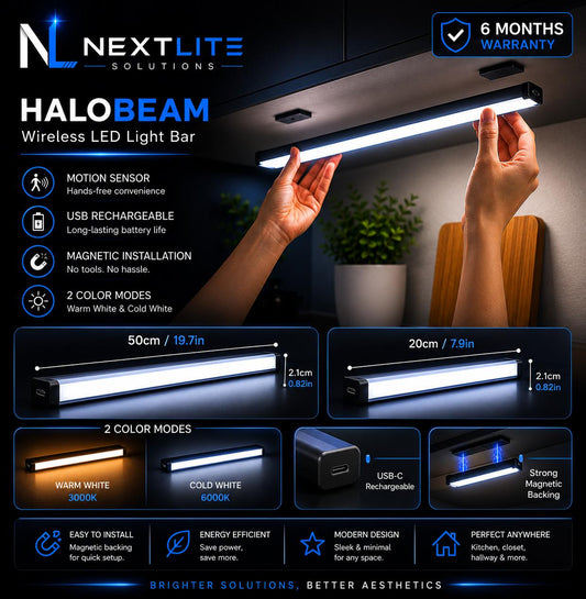 HaloBeam™ Magnetic LED Bar